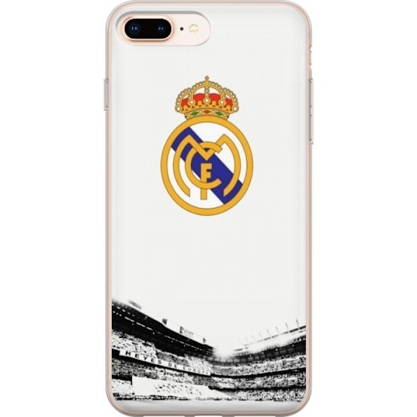 Apple iPhone 8 Plus Läpinäkyvä kuori Real Madrid CF