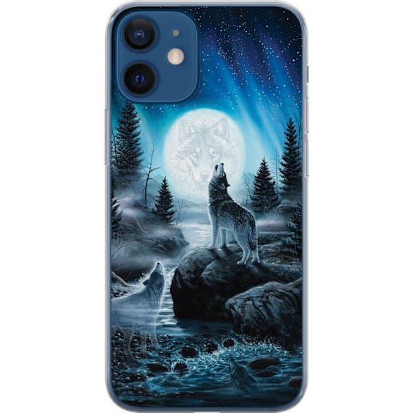 Apple iPhone 12  Läpinäkyvä kuori Susi