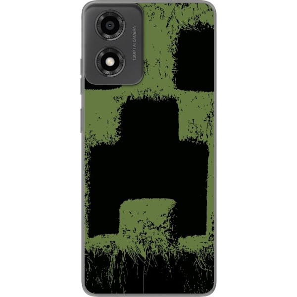 Motorola Moto E14 Läpinäkyvä kuori A Minecraft Movie