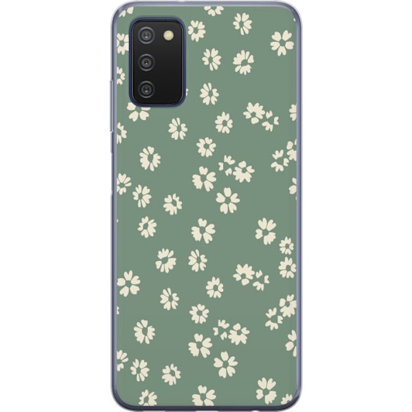 Samsung Galaxy A03s Genomskinligt Skal Blomsterdröm – färgglatt blommönster