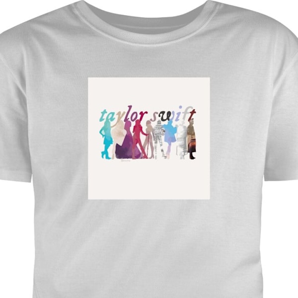 T-shirt til Voksen | Klassisk Voksen T-shirt Taylor Swift grå L