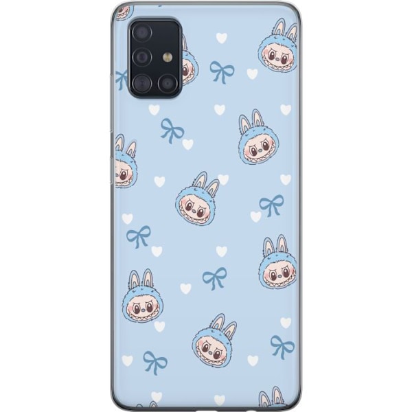 Samsung Galaxy A51 Läpinäkyvä kuori Labubu Tuli Henki