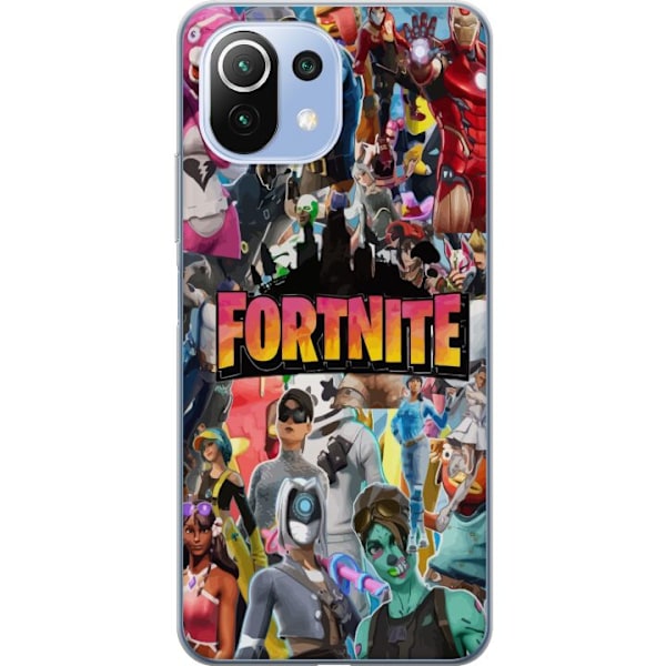 Xiaomi 11 Lite 5G NE Läpinäkyvä kuori Fortnite