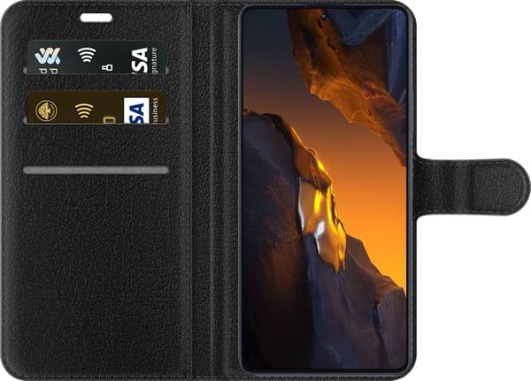 Kompatibelt Lommeboketui til Xiaomi Poco F5 Rosa strösselmunk rosa