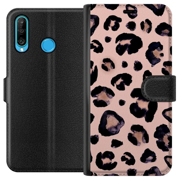 Huawei P30 lite Tegnebogsetui Flot Leo