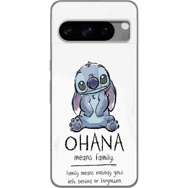 Google Pixel 8 Pro Genomskinligt Skal Stitch Ohana