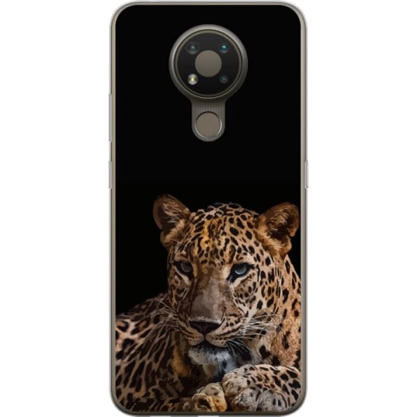Nokia 3.4 Gennemsigtig cover Leopard