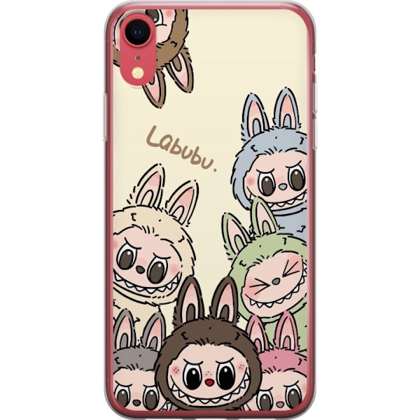 Apple iPhone XR Gennemsigtig cover Labubu Pastel Collection