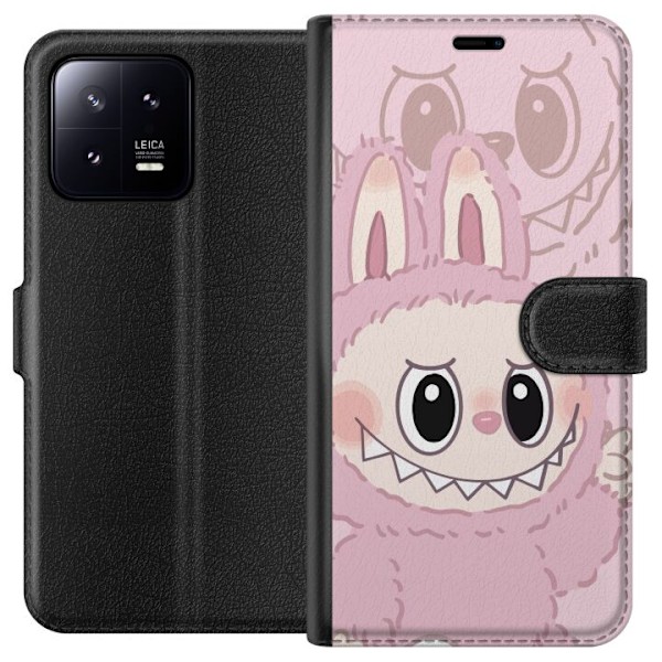 Xiaomi 13 Lompakkokotelo Labubu Floral Freak