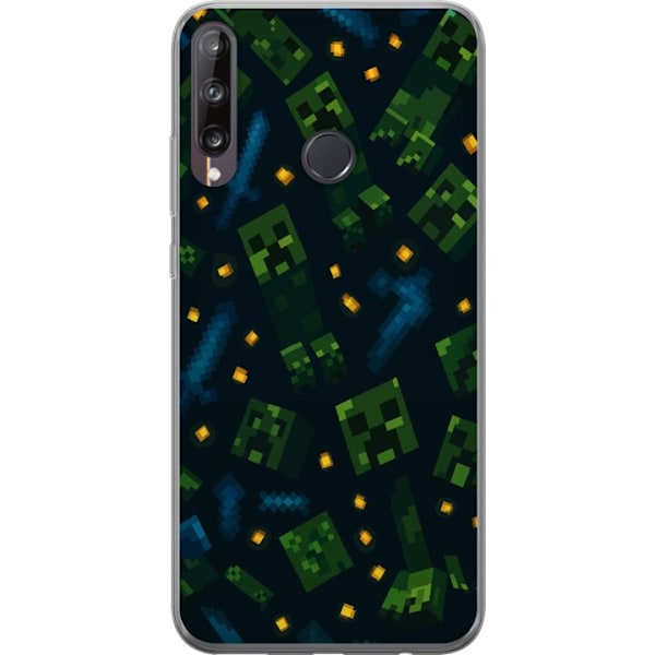Huawei P40 lite E Läpinäkyvä kuori Minecraft Dungeons Mob