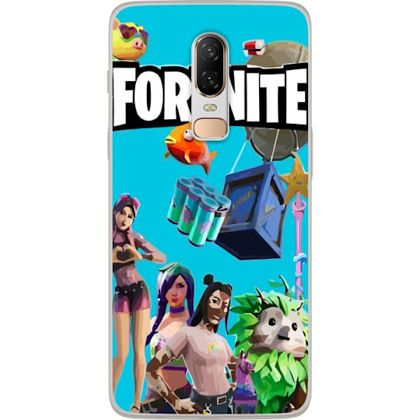 OnePlus 6 Gennemsigtig cover Fortnite