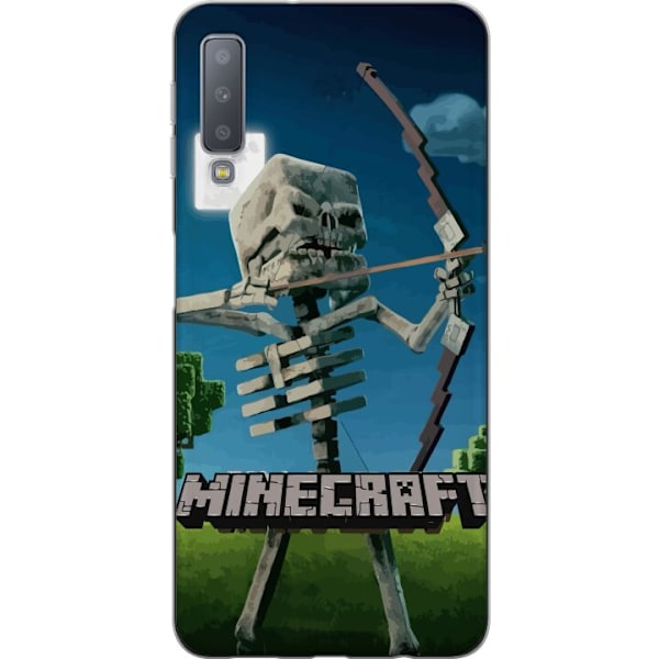 Samsung Galaxy A7 (2018) Genomskinligt Skal A Minecraft Movie