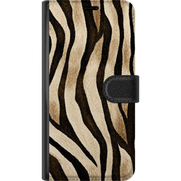 Kompatibelt Lommeboketui til Google Pixel 7a Savannestriper beige