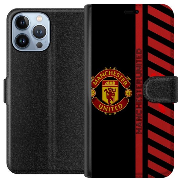Apple iPhone 13 Pro Max Plånboksfodral Manchester United