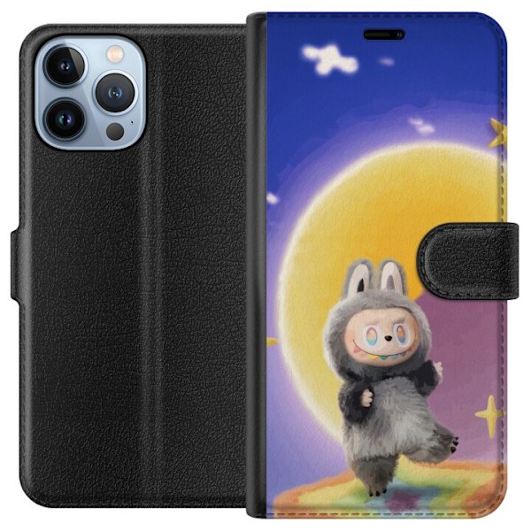 Apple iPhone 13 Pro Max Plånboksfodral Labubu Neon Pop – Ne
