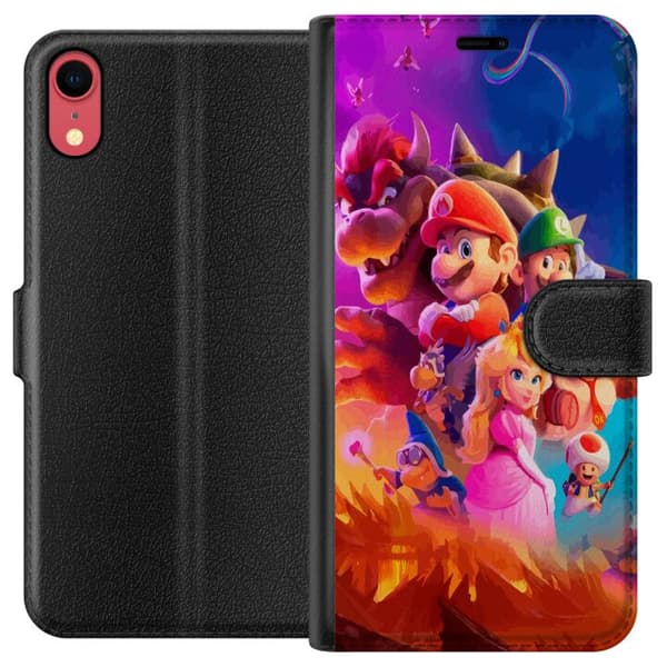 Kompatibel Tegnebogsetui til Apple iPhone XR Super Mario Bros