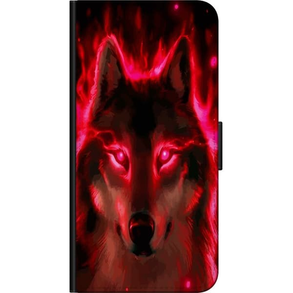 Kompatibel Tegnebogsetui til Samsung Galaxy A03s Ulve