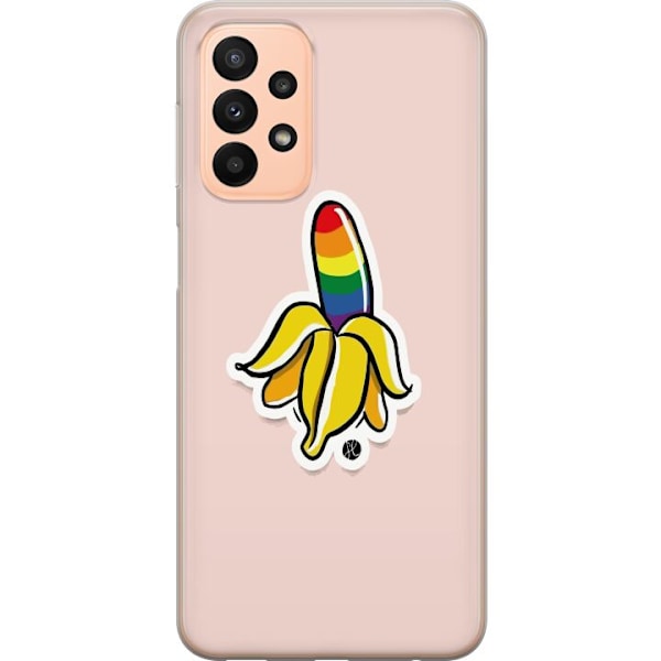 Samsung Galaxy A23 Gjennomsiktig deksel Glad Banan