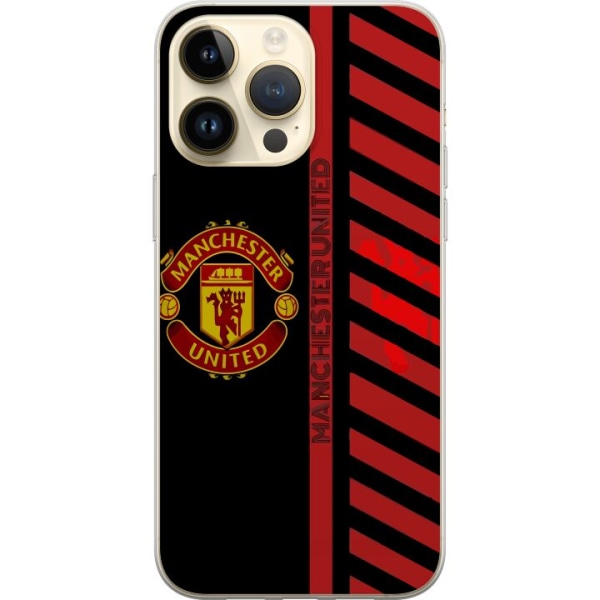 Apple iPhone 14 Pro Max Gennemsigtig cover Manchester United