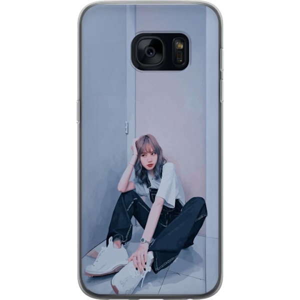 Samsung Galaxy S7 Läpinäkyvä kuori Lisa from Blackpink – K-pop Style Icon