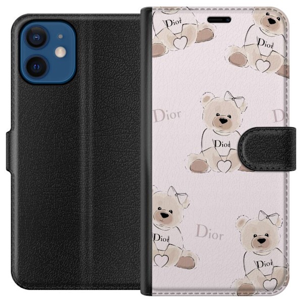Apple iPhone 12  Tegnebogsetui Teddy Dior Vibes - luksuriøs b