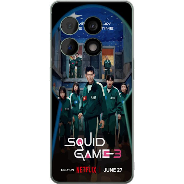 OnePlus 10 Pro Läpinäkyvä kuori Squid Game Kausi 3 TV-sarjan hahmot Suositut TV-sarja Motiivit Ikoni Jännitys Draama Aasialainen suunnittelu Trend