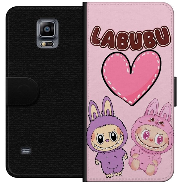 Samsung Galaxy Note 4 Tegnebogsetui Labubu Pink Monster
