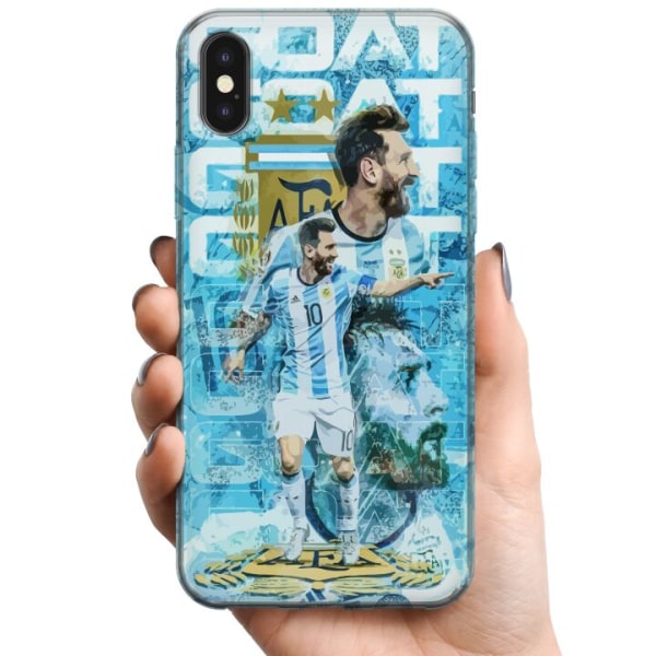 Apple iPhone XS Max TPU Mobilcover Argentina - Messi