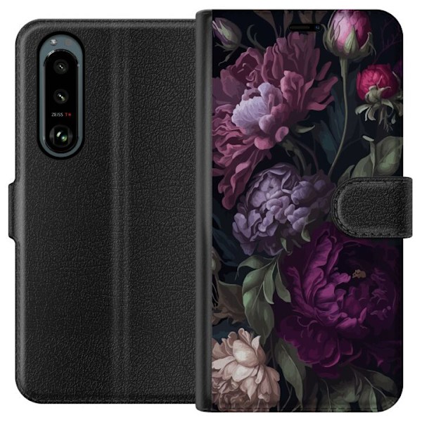 Sony Xperia 5 III Plånboksfodral Blommor