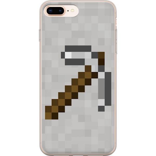 Apple iPhone 7 Plus Läpinäkyvä kuori Minecraft Työkalut