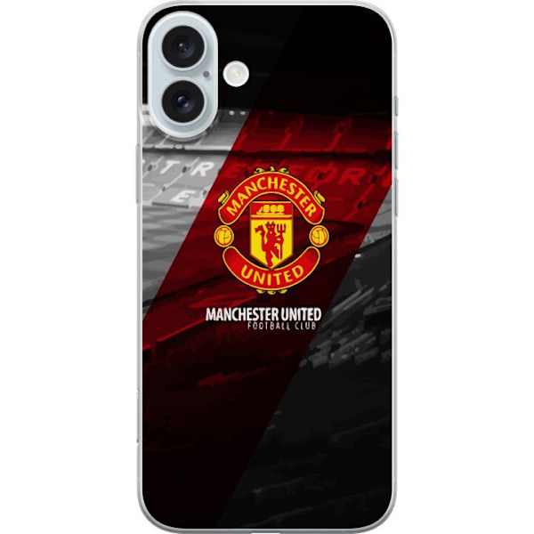 Apple iPhone 16 Plus Gjennomsiktig deksel Manchester United FC