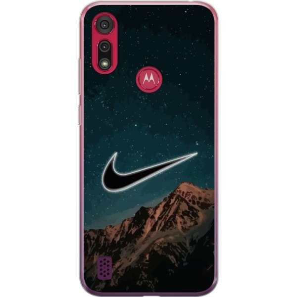 Motorola Moto E6s (2020) Genomskinligt Skal Nike