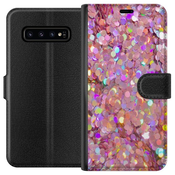 Samsung Galaxy S10 Tegnebogsetui Glimmer
