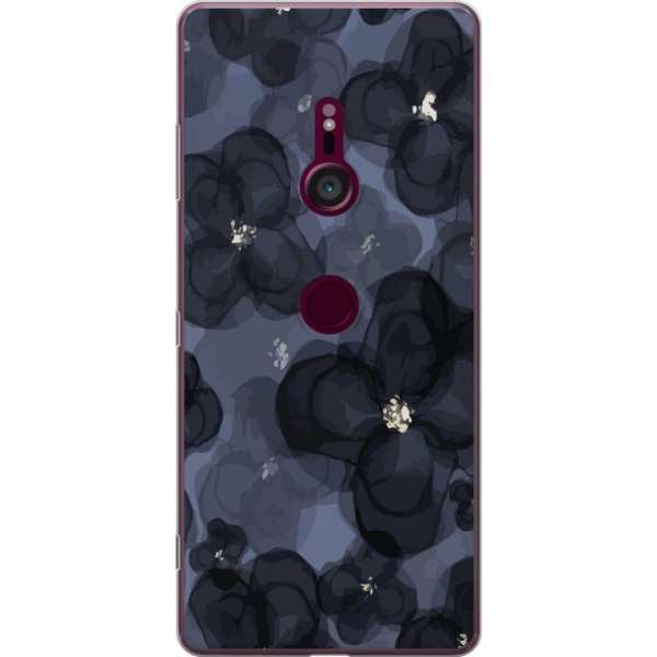 Sony Xperia XZ3 Gennemsigtig cover Blomstermark