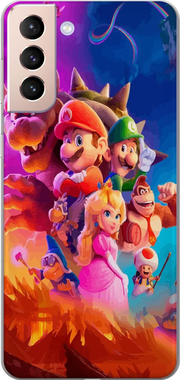 Kompatibelt Mobildeksel til Samsung Galaxy S21 Super Mario Bros