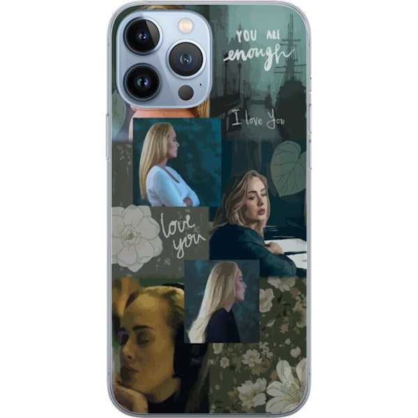 Apple iPhone 13 Pro Max Läpinäkyvä kuori Adele