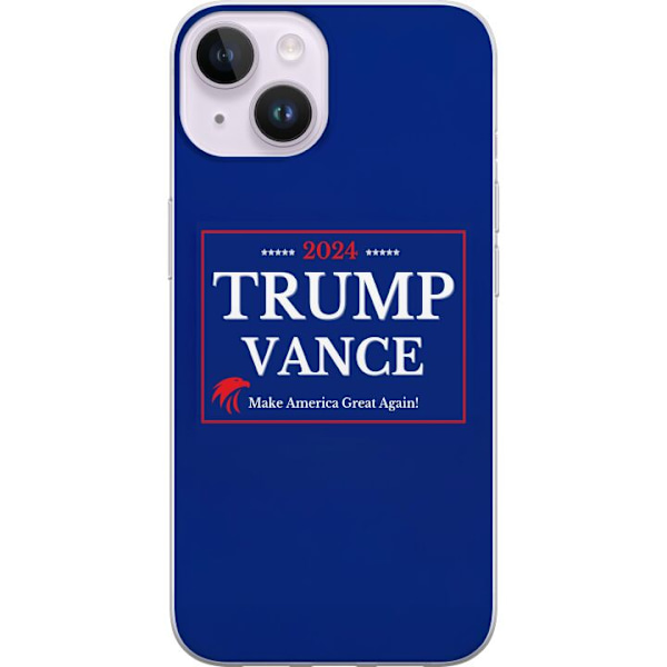 Apple iPhone 14 Gjennomsiktig deksel Trump | Vance 2024