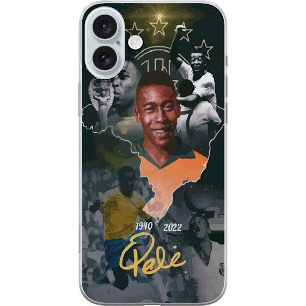 Apple iPhone 16 Plus Läpinäkyvä kuori Pelé