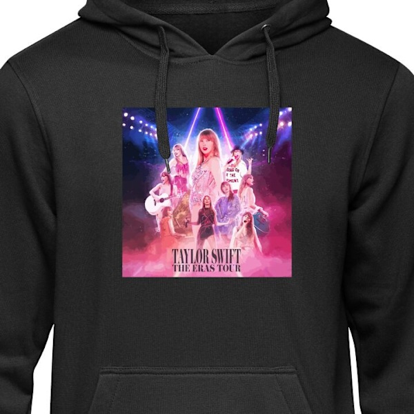 Barn-Hoodie | Mjuk Huvtröja för Barn Taylor Swift Galaxy Neo svart 12-13 År