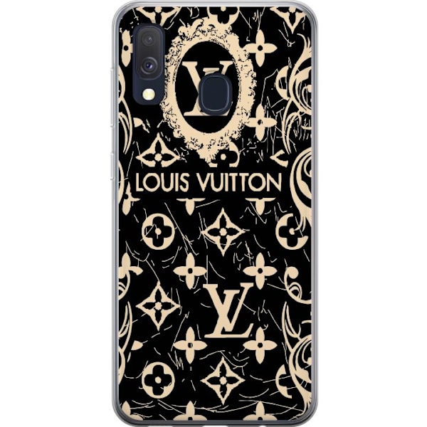 Samsung Galaxy A40 Genomskinligt Skal LV Art