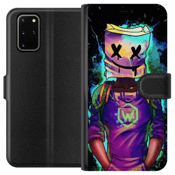 Kompatibel Tegnebogsetui til Samsung Galaxy S20+ Fortnite Marshmello