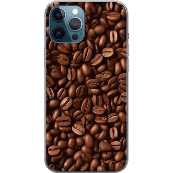 Kompatibelt Mobildeksel til Apple iPhone 12 Pro Kaffebönor närbild brun