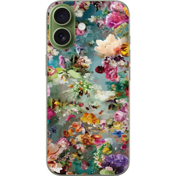 Kompatibelt Mobildeksel til Apple iPhone 17 Blomster