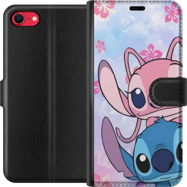 Kompatibel Tegnebogsetui til Apple iPhone SE (2020) Stitch & Angel