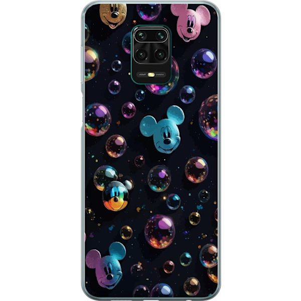 Xiaomi Redmi Note 9 Pro Läpinäkyvä kuori  Mikki Hiiri Disney Kuplat Suunnittelu Hauska Motiivi Suosittu Disney-hahmo Piirrossarja Lasten Klassikko