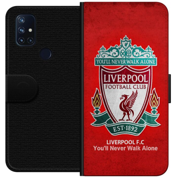 OnePlus Nord N10 5G Lompakkokotelo Liverpool