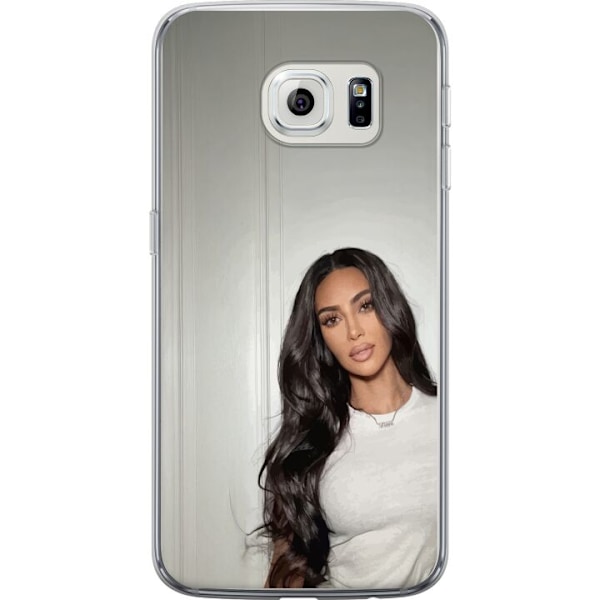 Samsung Galaxy S6 edge Läpinäkyvä kuori Kim Kardashian – Iconic Style Collection
