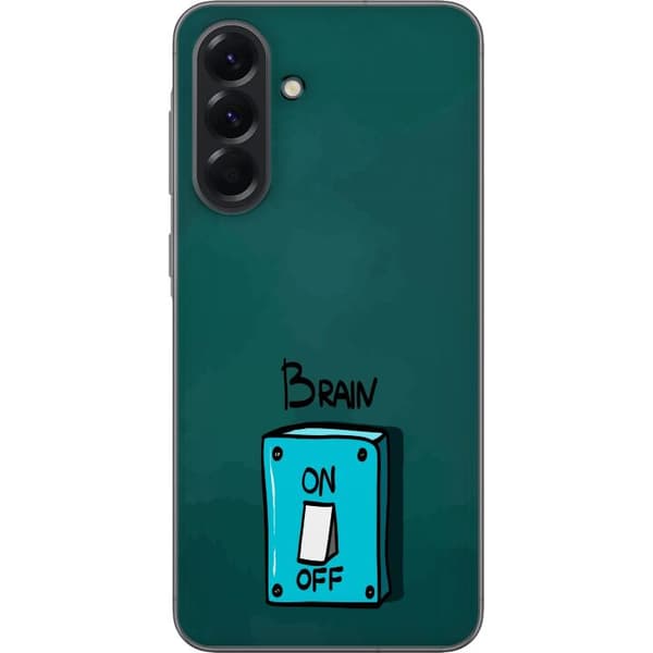 Kompatibelt Mobildeksel til Samsung Galaxy A56 Brain On Off turkis