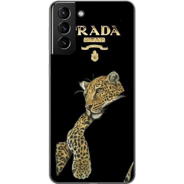 Samsung Galaxy S21+ 5G Läpinäkyvä kuori Prada Leopard