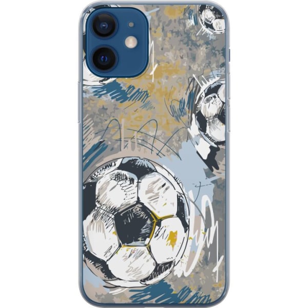 Apple iPhone 12 mini Gennemsigtig cover Fodbold